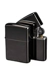 Erkeklere Özel Hediyelik Eşya Zippo Metalik Benzinli Çakmak Doldurulabilir