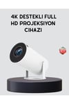 Ev Sineması Projeksiyon Cihazı – 160 ANSI Lümen, 4K Uyumlu ve Kablosuz Görüntü Aktarımı