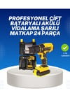 Ev Ve Atölye İçin 12V Akülü Matkap | Plastik Mandren Ve Metal Şanzıman