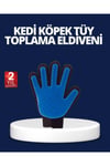 Evcil Hayvan Tüy Toplama ve Masaj Eldiveni – Köpek ve Kedi Tüy Dökülme Önleyici Bakım Eldiv
