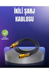 Evrensel Uyumluluklu Dayanıklı Metal Başlıklı Hızlı Şarj Kablosu