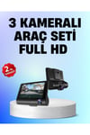 Full HD 1080P 3 Kameralı Araç DVR – Gece Görüşlü ve G-Sensörlü Güvenlik Çözümü