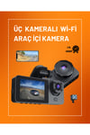 Full HD Çözünürlüklü Üç Kameralı Araç İçi Kamera – Park ve Sürüş Güvenliği