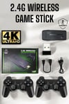 Gaming Atari 2.4G Uyumlu Kablosuz Çift Kol Game Stick