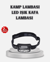 Gece Balıkçılığı İçin Ultra Parlak Şarjlı Kafa Lambası | 4 Işık Modu + USB Şarj