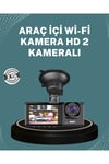 Gece Görüşlü DVR 3 Lensli Araç İçi Sürüş Kamerası Video Kaydedici