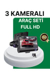 Gece Görüşü Destekli, 1080P Full HD Çözünürlüklü Araç İçi Kamera