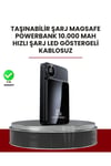 Gerçek Zamanlı Güç Göstergeli Manyetik USB-C Taşınabilir Powerbank