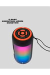 GTS 1731 Bluetooth Hoparlör – Şarjlı, LED Işıklı, FM Radyo Destekli