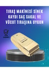 Güçlü Motorlu Kablolu Sakal ve Bıyık Tıraş Makinesi Çelik Bıçaklı