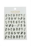 Gül Kız Tattoo Dövme Sticker