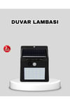 Güneş Enerjili 20 LED Hareket Sensörlü Lamba – IP65 Su Geçirmez Dış Mekan Aydınlatma