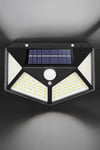 Güneş Enerjili Bahçe Aydınlatma Lambası Solar 100 Led Lamba
