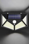 Güneş Enerjili Bahçe Aydınlatma Lambası Solar 100 Led Lamba