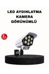 Güneş Enerjili Güvenlik Işığı Dış Mekan 5 Eksen Ayarlı ve PIR Hareket Sensörlü