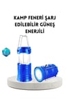 Güneş Enerjisiyle Çalışan Kamp Feneri Hafif Portatif Uzun Ömürlü