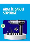 HEPA Filtreli Sessiz Çalışan Kablosuz Şarjlı Mini Süpürge