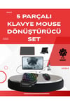 iOS Android Uyumlu Oyun Klavye Mouse Seti | Taşınabilir & Dayanıklı