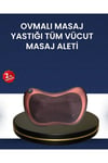 Isıtma Özellikli Derin Yoğurma Masaj Yastığı Priz & Çakmak Girişli