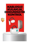 Kablosuz Bluetooth Kulaklık – Otomatik Eşleşme, Tek Tuş Kontrol, Stereo Ses