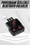 Kablosuz Bluetooth Kulaklık Powerbank Özellikli Göstergeli Hd Mikrofon