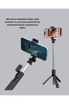 Kablosuz Bluetooth Selfie Çubuğu – 360° Dönebilir Başlık, Taşınabilir ve Şık Tasarım