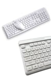 Kablosuz Klavye Mouse Seti Beyaz Q Klavye Tüm Cihazlara Uyumlu