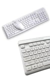 Kablosuz Klavye Mouse Seti Beyaz Q Klavye Tüm Cihazlara Uyumlu