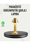 Kablosuz LED Masa Lambası 1800mAh 3 Renk Aydınlatma Dokunmatik