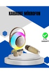 Kablosuz Mikrofonlu Astronot Tasarım Bluetooth Speaker Karaoke