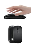 Kablosuz Mouse Fare Şarjlı Bluetooth Wireless Çift Modlu Sessiz