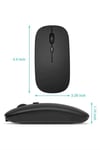 Kablosuz Mouse Fare Şarjlı Bluetooth Wireless Çift Modlu Sessiz