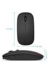 Kablosuz Mouse Fare Şarjlı Bluetooth Wireless Çift Modlu Sessiz