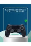 Kablosuz PS4 Oyun Kolu Çift Motor Titreşimli Uzun Bataryalı