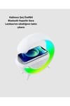 Kablosuz Şarjlı Bluetooth Hoparlör ve Gece Lambası – NFC, FM Radyo, RGB Işık