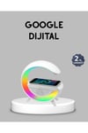 Kablosuz Şarjlı Bluetooth Hoparlör ve Gece Lambası – NFC, FM Radyo, RGB Işık