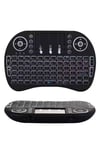 Kablosuz Türkçe Q Klavye RGB Işıklı Televizyon Ps3 Dokunmatik Mouse