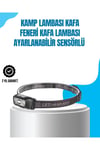 Kamp Lambası Kafa Feneri Kafa Lambası Ayarlanabilir Sensörlü Şarjlı