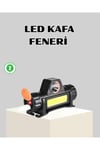 Kamp ve Doğa İçin Şarjlı LED Baş Feneri – Mıknatıslı, Su Geçirmez
