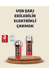 Kamp ve Outdoor İçin Çok Amaçlı Çakarlı Elektronik Çakmak