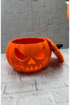 Kapaklı Balkabağı Dekor Kutusu 21×15 Cm Halloween Temalı Saklama