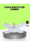 Katlanabilir 4 Kollu LED Ampül 60 Watt 6000 Lumen Beyaz Işık