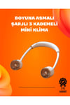 Katlanabilir Asılabilir Fan | Usb Şarjlı, 3 Vitesli Sessiz Mini Fan
