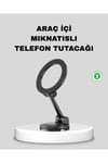 Katlanır Manyetik Araç İçi Telefon Tutucu – 360° Dönebilen, MagSafe Uyumlu, Güçlü Mıknatıslı Tasarım
