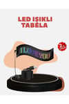 Kayan Yazı Destekli RGB LED Reklam Paneli USB ile Kolay Kurulumlu