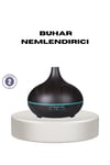 KESGİN MARKET ® 550 ml Ultrasonik Uçucu Yağ Difüzörü 7 Renk LED Işıklı ve Zaman Ayarlı