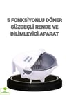 KESGİN MARKET ® Çok Fonksiyonlu Döner Rende Süzgeç Hazneli Ergonomik Sebze Doğrayıcı