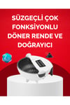 KESGİN MARKET ® Döner Mekanizmalı Sebze Doğrayıcı Hazneli Rende