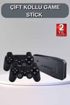 KESGİN MARKET ® Game Stick 20000 Oyun Kablosuz Çift Kol Retro Oyunlar Game Stick Atari 2.4g 4K