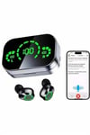 KESGİN MARKET ® Kablosuz Bluetooth Kulaklık Çift Telefon Destekli Powerbankli Dijital Göstergeli